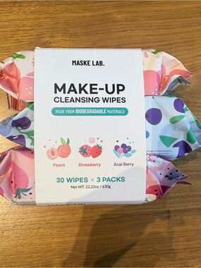 Maske Lab Biodegradable Makeup
Cleansing Wipes 3-Pack K-Beauty
(90 Wipes)